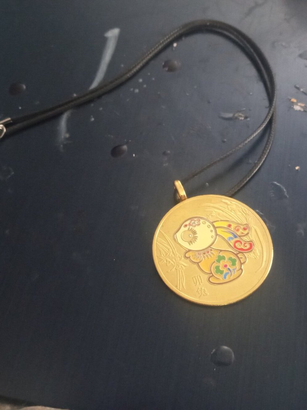 Handmade Gold Plated Chinese Zodiac Rabbit Necklace